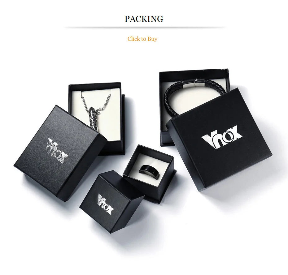 Vnox Stainless Steel Viking Spinner Ring