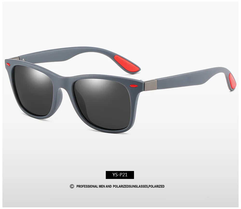 Classic Polarized Square Sunglasses UV400