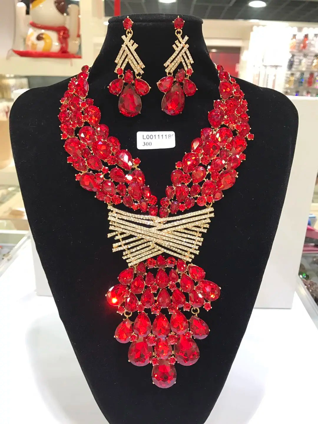 Women's Luxury Crystal Rhinestone Jewelry Set