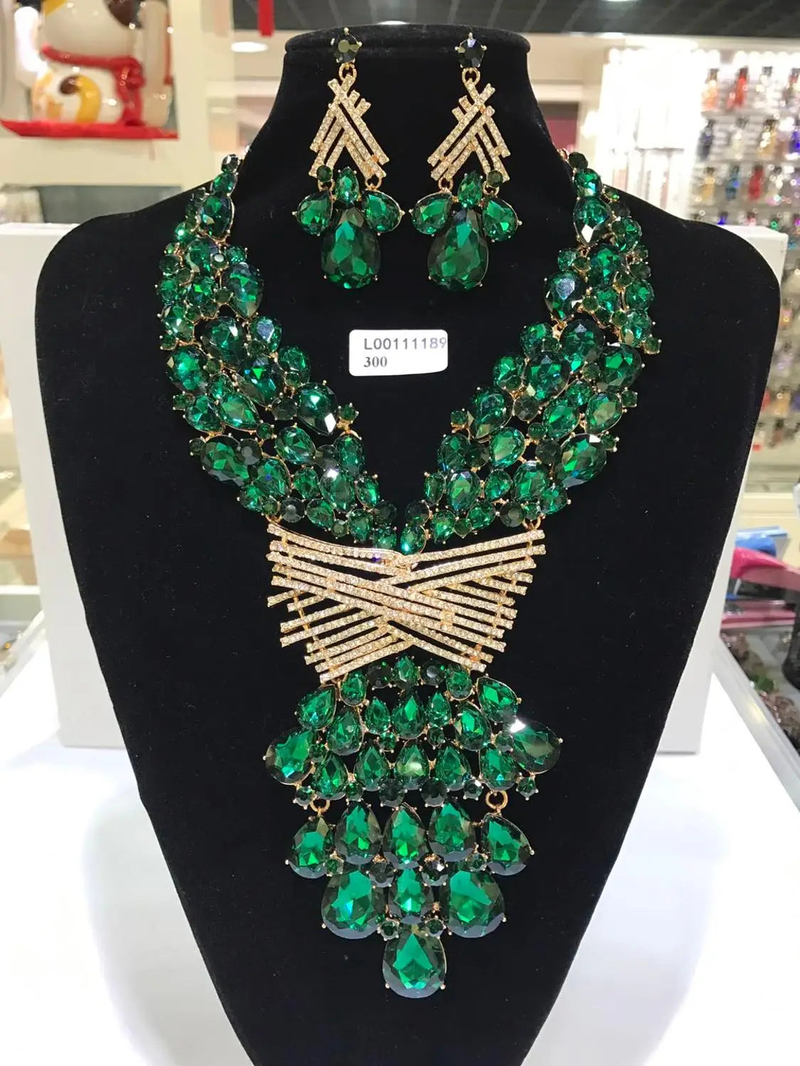 Women's Luxury Crystal Rhinestone Jewelry Set