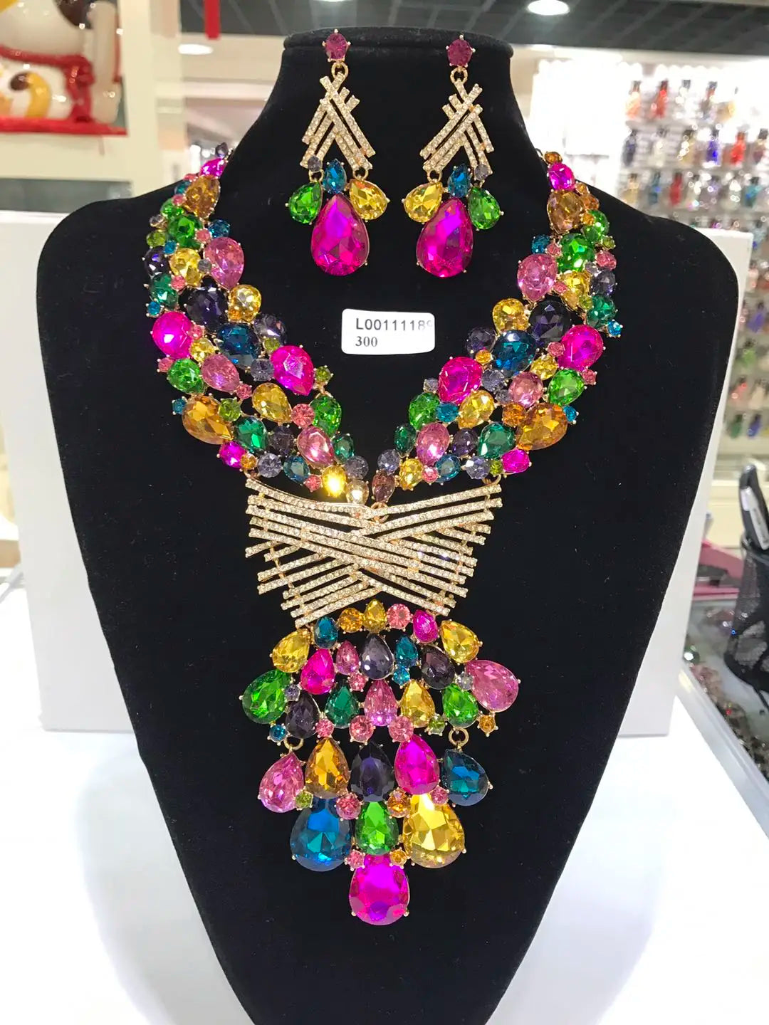 Women's Luxury Crystal Rhinestone Jewelry Set