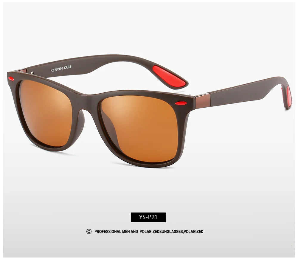 Classic Polarized Square Sunglasses UV400