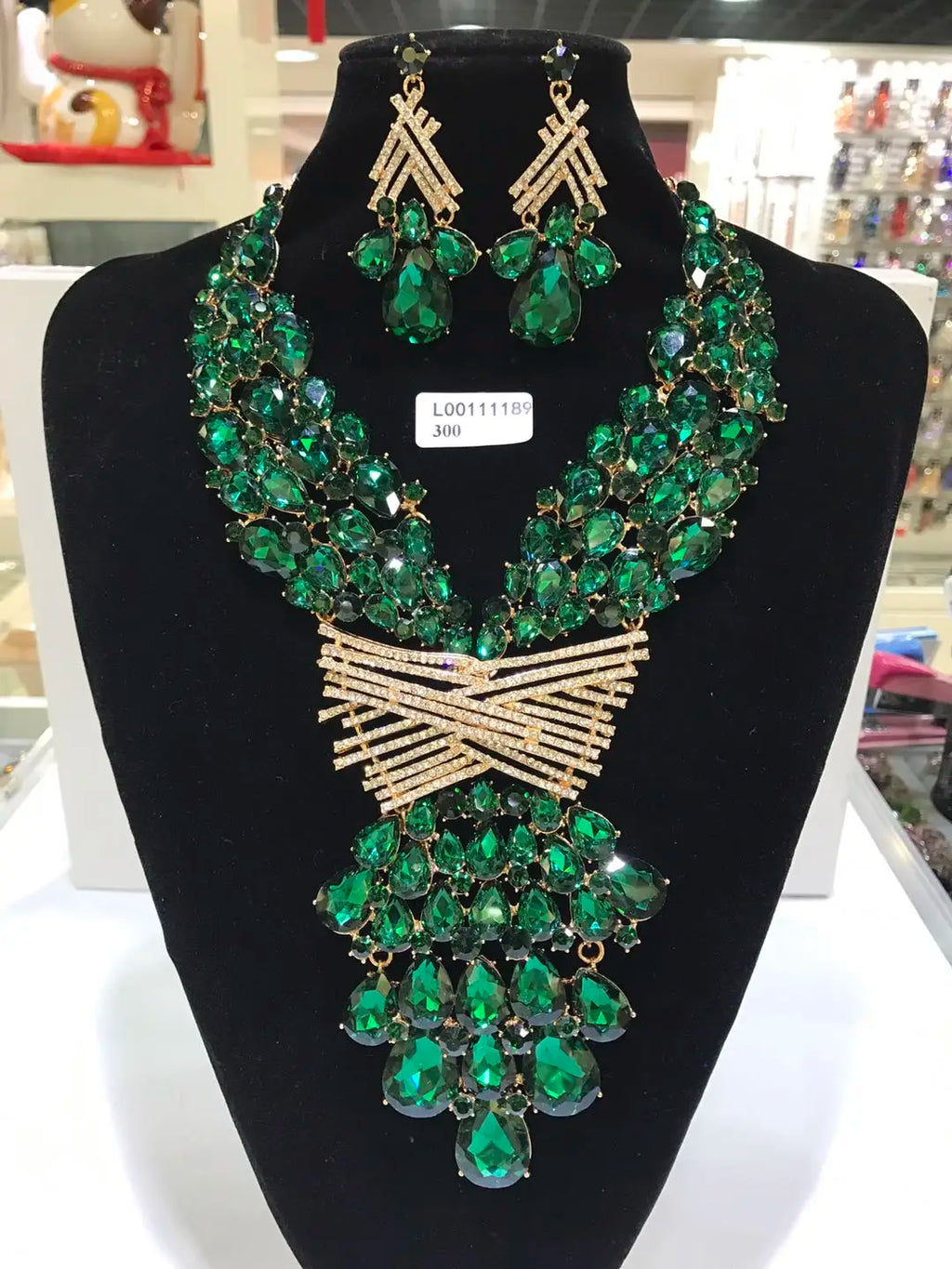 Women's Luxury Crystal Rhinestone Jewelry Set