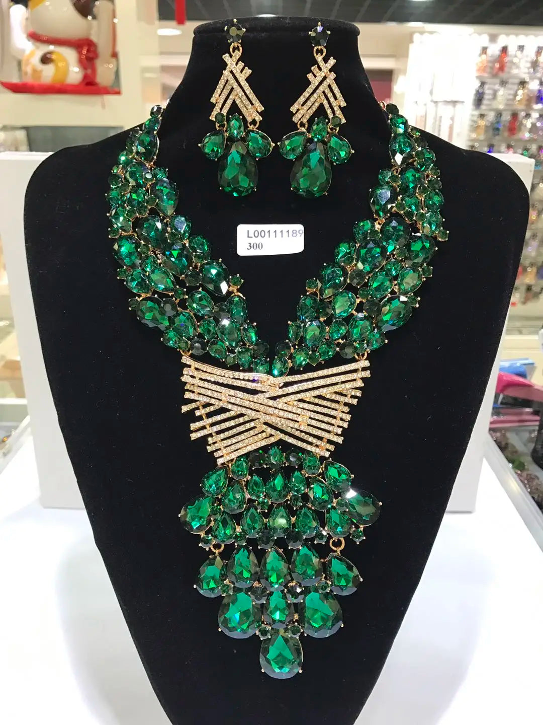 Women's Luxury Crystal Rhinestone Jewelry Set
