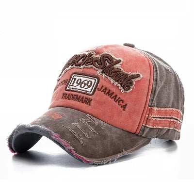 Unisex Washed Denim 1969 Baseball Cap