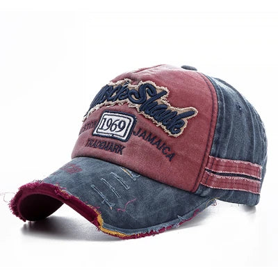 Unisex Washed Denim 1969 Baseball Cap