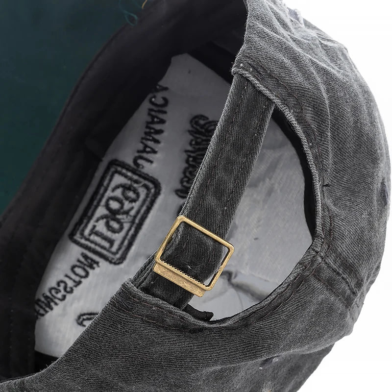 Unisex Washed Denim 1969 Baseball Cap