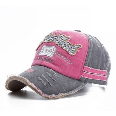 Unisex Washed Denim 1969 Baseball Cap