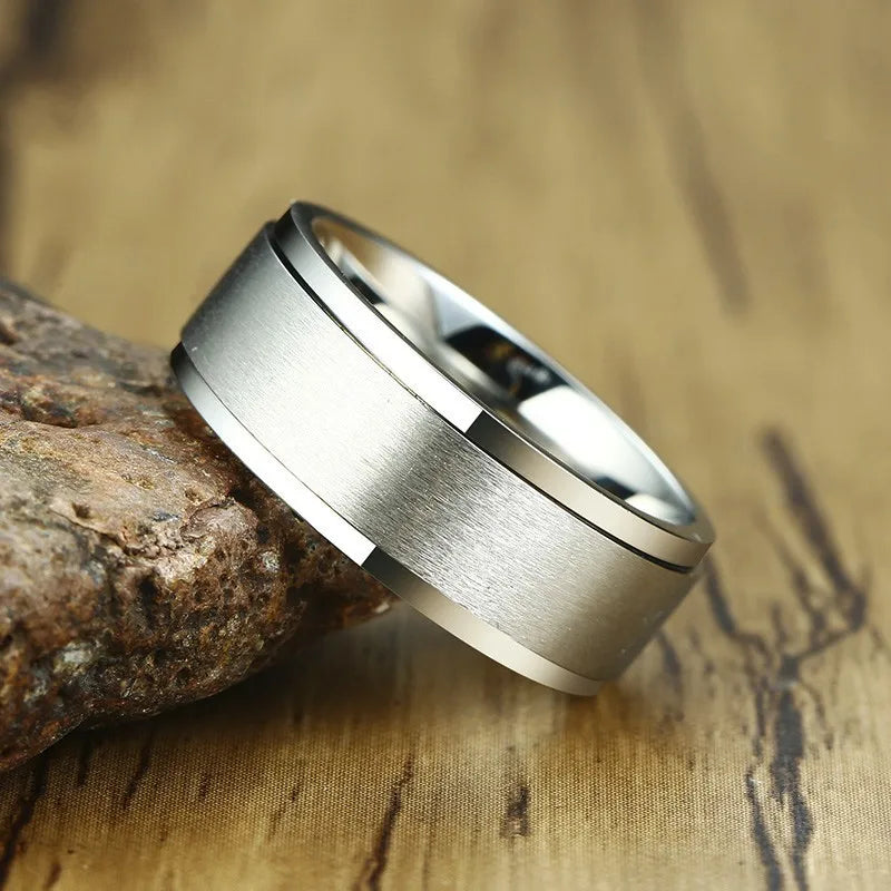 Vnox Stainless Steel Viking Spinner Ring