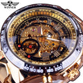 "Winner Mechanical Sport Design Bezel Fashion Watch Men