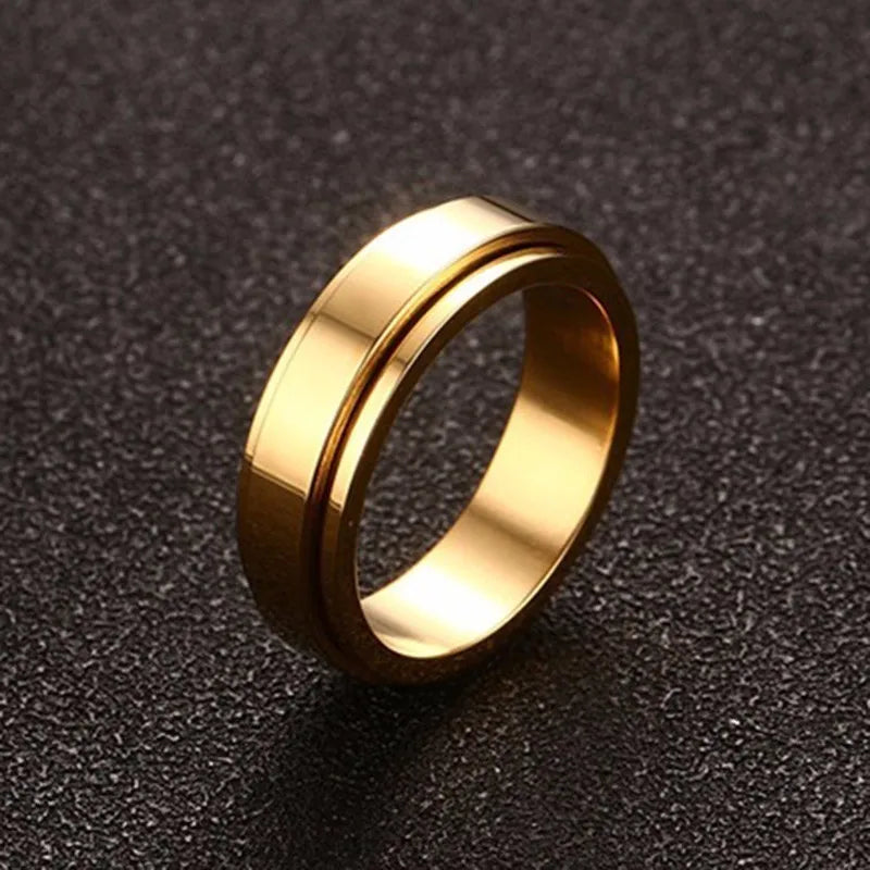 Vnox Stainless Steel Viking Spinner Ring
