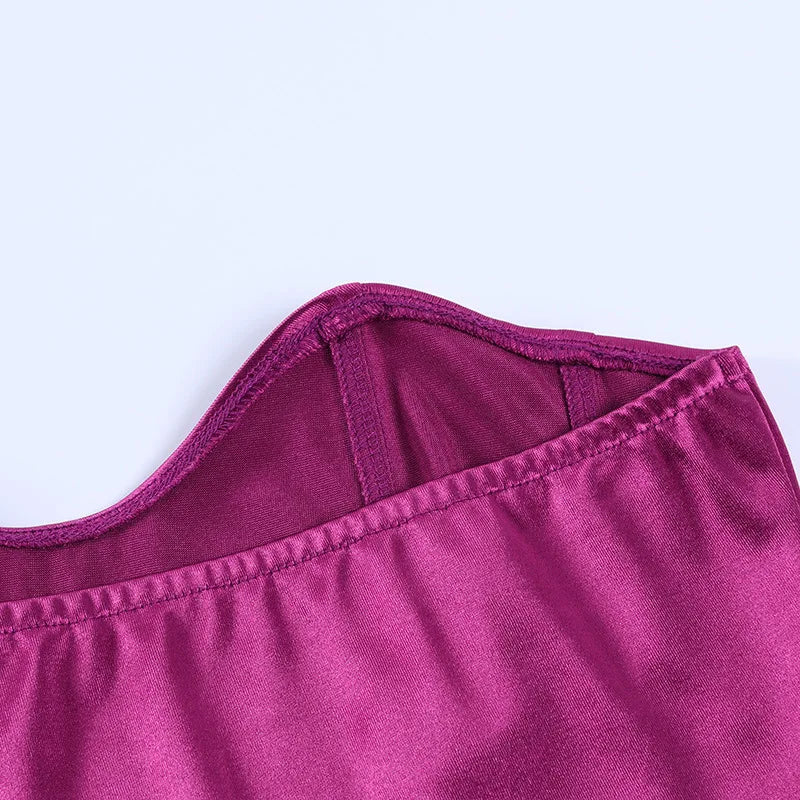 Women's Strapless Corset Tube Top – Slim Fit Sleeveless Cropped Summer Vest