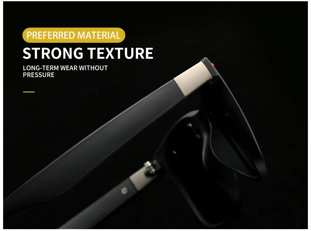 Classic Polarized Square Sunglasses UV400