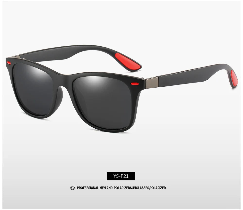 Classic Polarized Square Sunglasses UV400