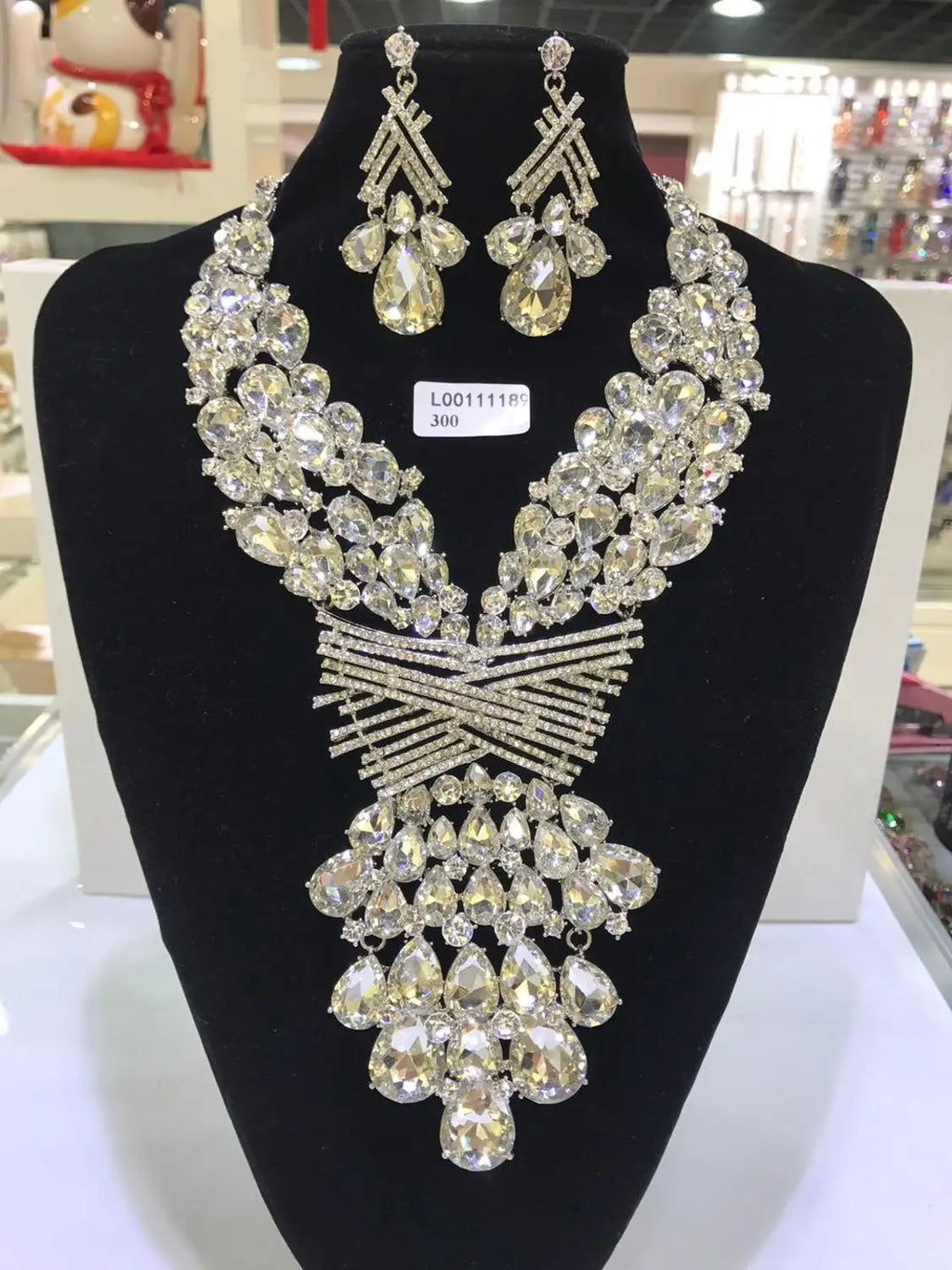 Women's Luxury Crystal Rhinestone Jewelry Set