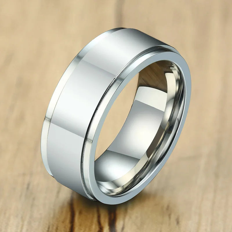 Vnox Stainless Steel Viking Spinner Ring