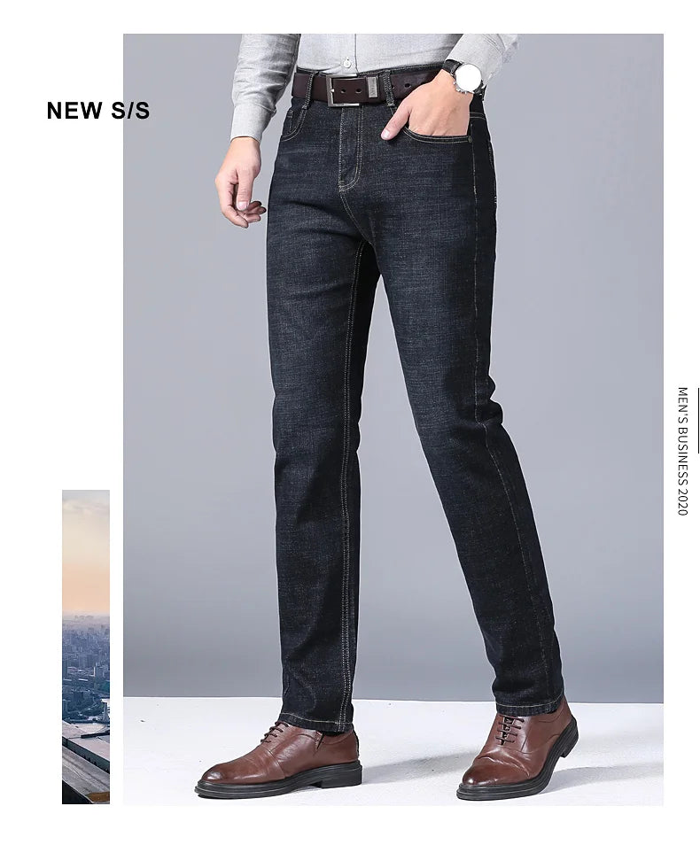Men’s Slim Fit Stretch Business Jeans
