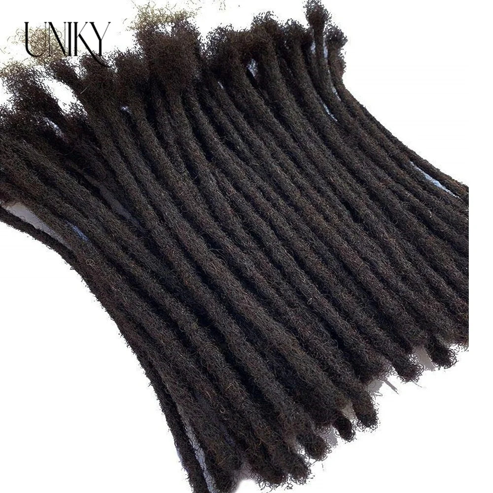 60-Strand Human Hair Dreadlocks Extensions