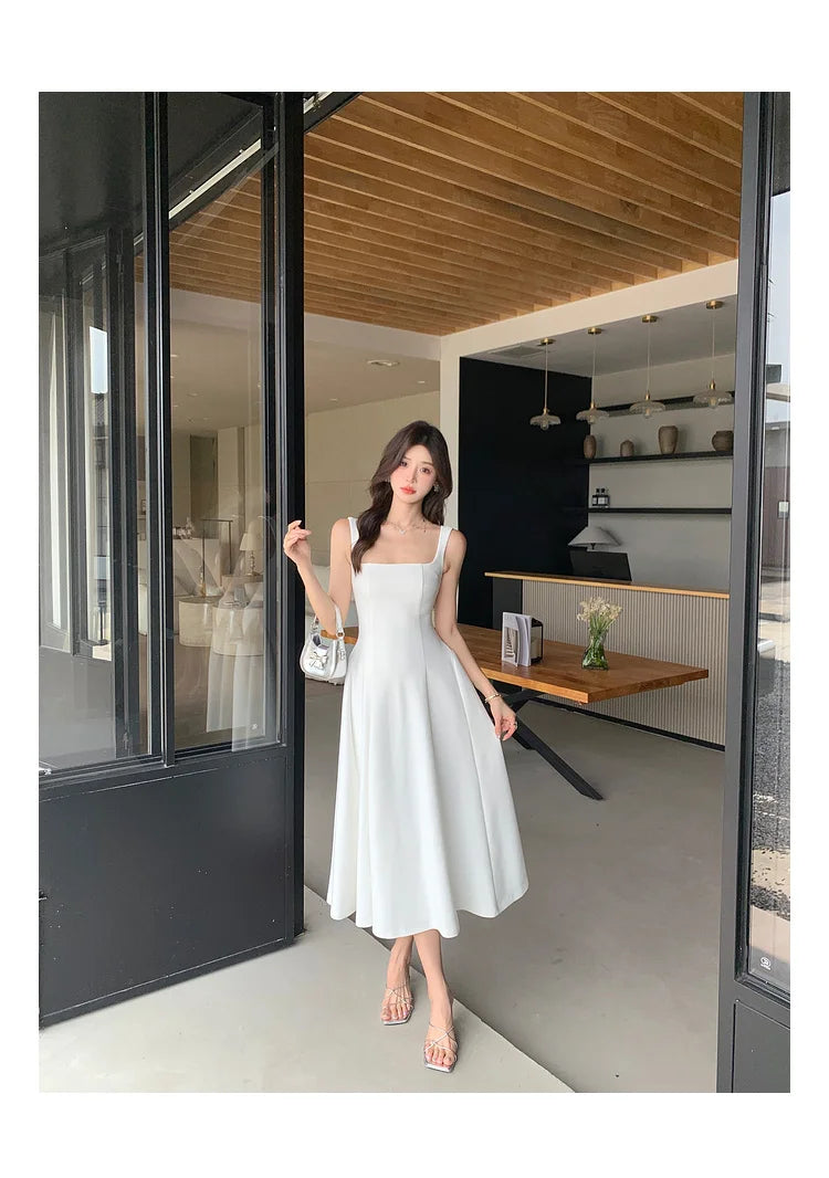 Women’s Elegant Sling Evening A-Line Dress
