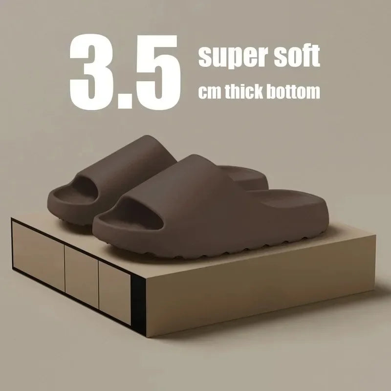 Coconut Slippers Cloud Thick-soled Sandals for Men & Women.
