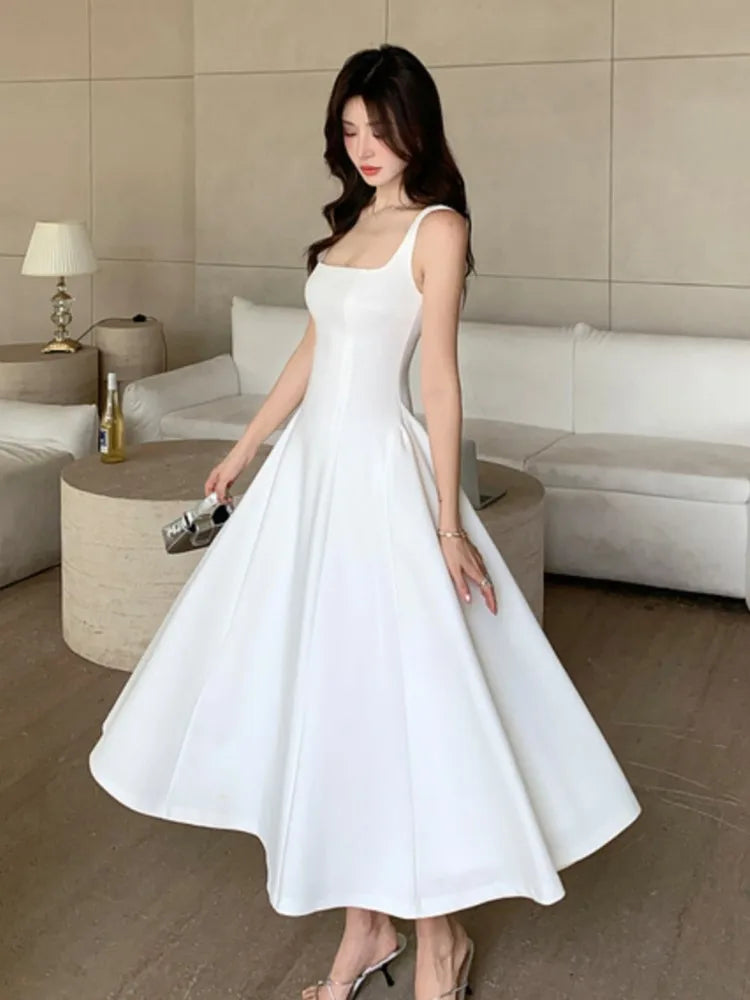 Women’s Elegant Sling Evening A-Line Dress
