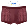 4-Pack Men's Breathable Boxer Briefs