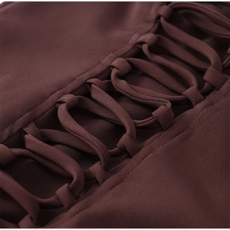 Women's Elegant Pleated Sling Party Dress