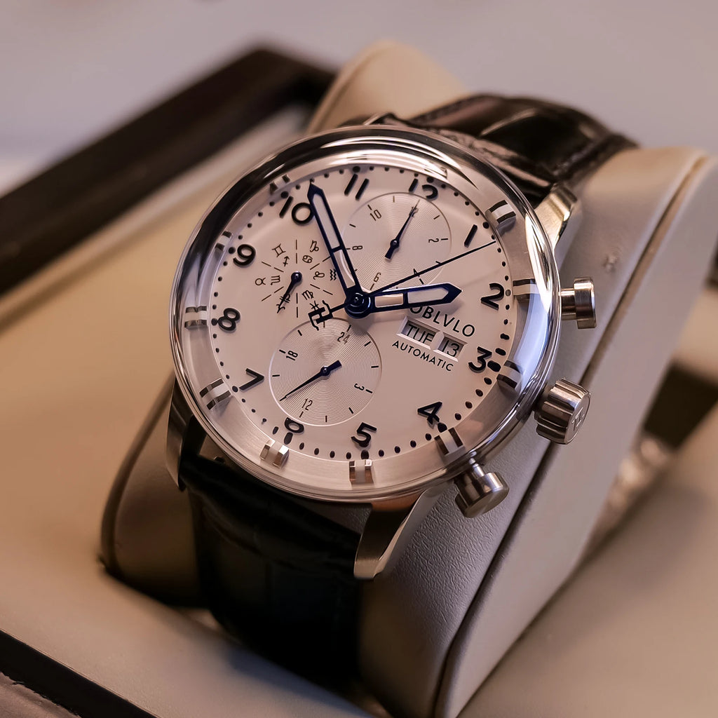 OBLVLO Men's Automatic Sapphire Watch