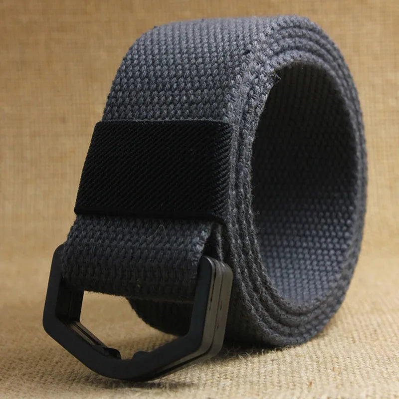 Men Female Jeans Belt Nylon Adjustable Belt Outdoor Travel Tactical Waist Belt Unisex