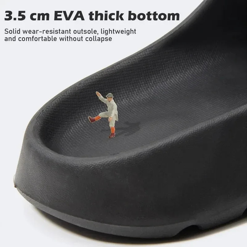 Coconut Slippers Cloud Thick-soled Sandals for Men & Women.