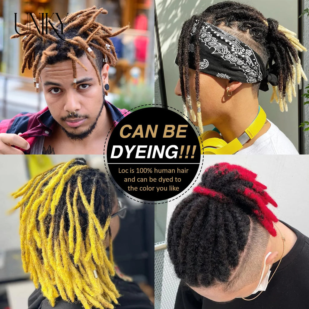 60-Strand Human Hair Dreadlocks Extensions