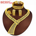 Luxury 18K Gold Plated Statement Jewelry Set