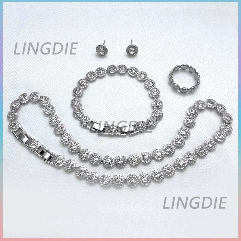 2025 EU Elegant Luxury Wedding Jewelry Set