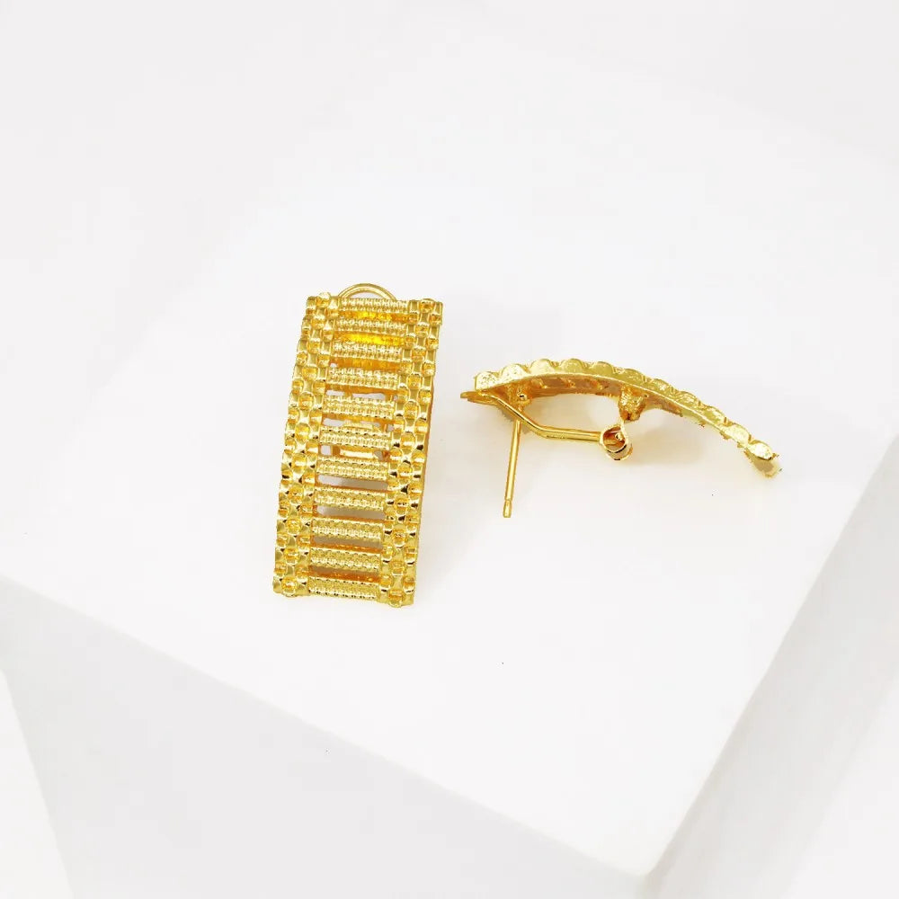 Luxury 18K Gold Plated Statement Jewelry Set