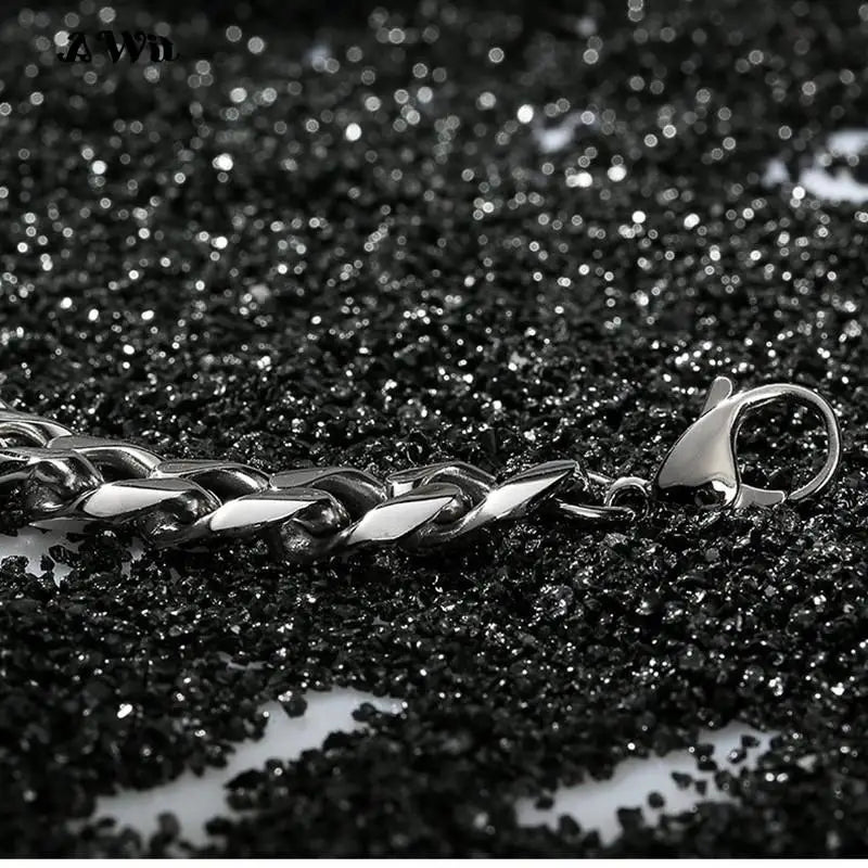 Men's Stainless Steel Miami Curb Bracelet