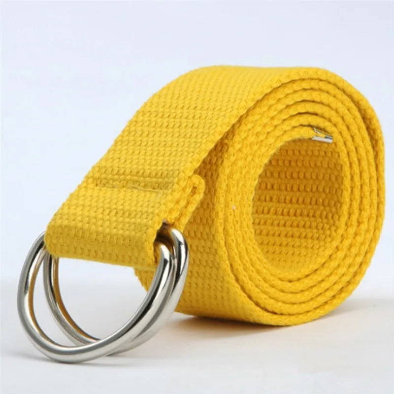 Men Female Jeans Belt Nylon Adjustable Belt Outdoor Travel Tactical Waist Belt Unisex