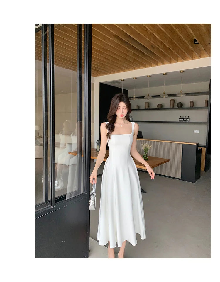 Women’s Elegant Sling Evening A-Line Dress
