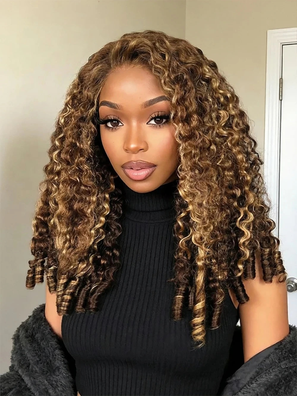 Burmese Curly Human Hair Crochet Extensions