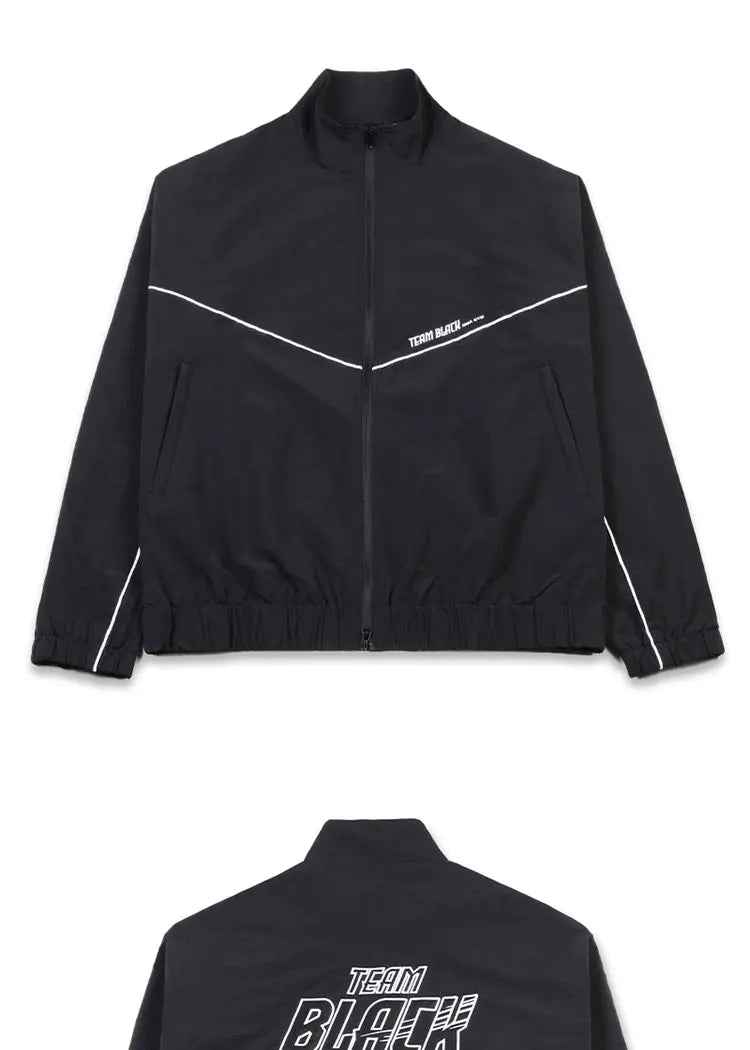 Unisex  Embroidered Windbreaker Jacket