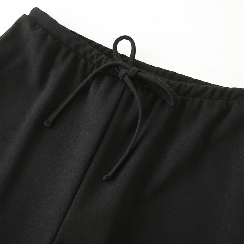 HXAO Strapless Corset Crop Top