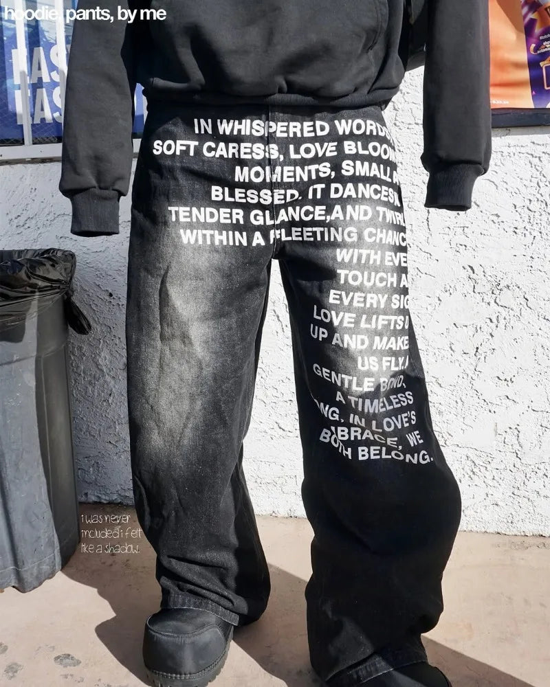 Unisex Vintage American Wide Leg Jeans