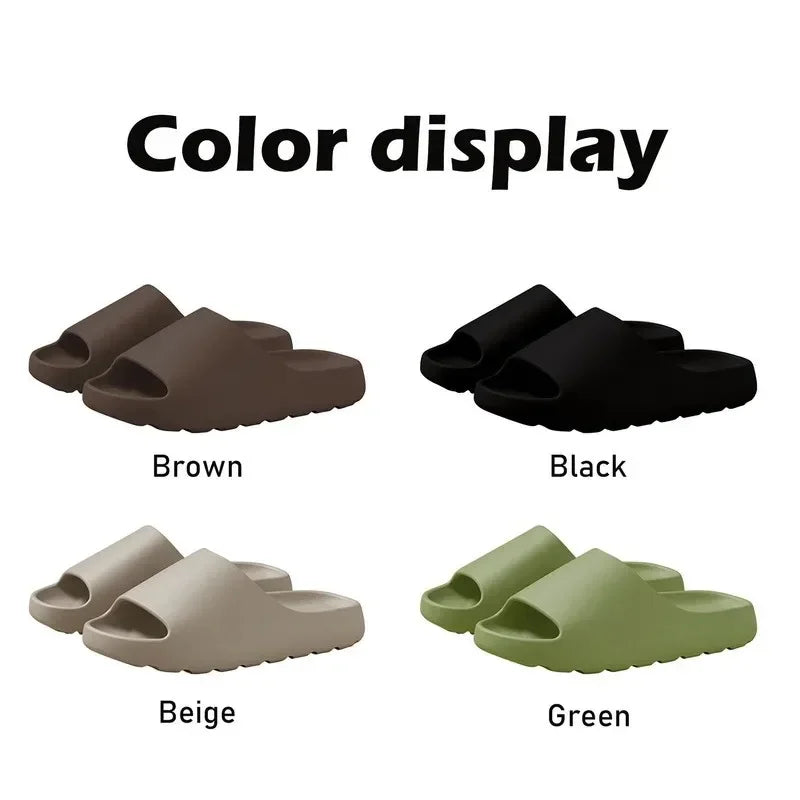 Coconut Slippers Cloud Thick-soled Sandals for Men & Women.