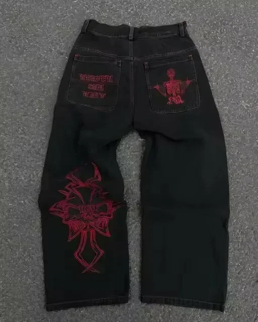 Baggy Cargo Jeans Wide Leg Street wear