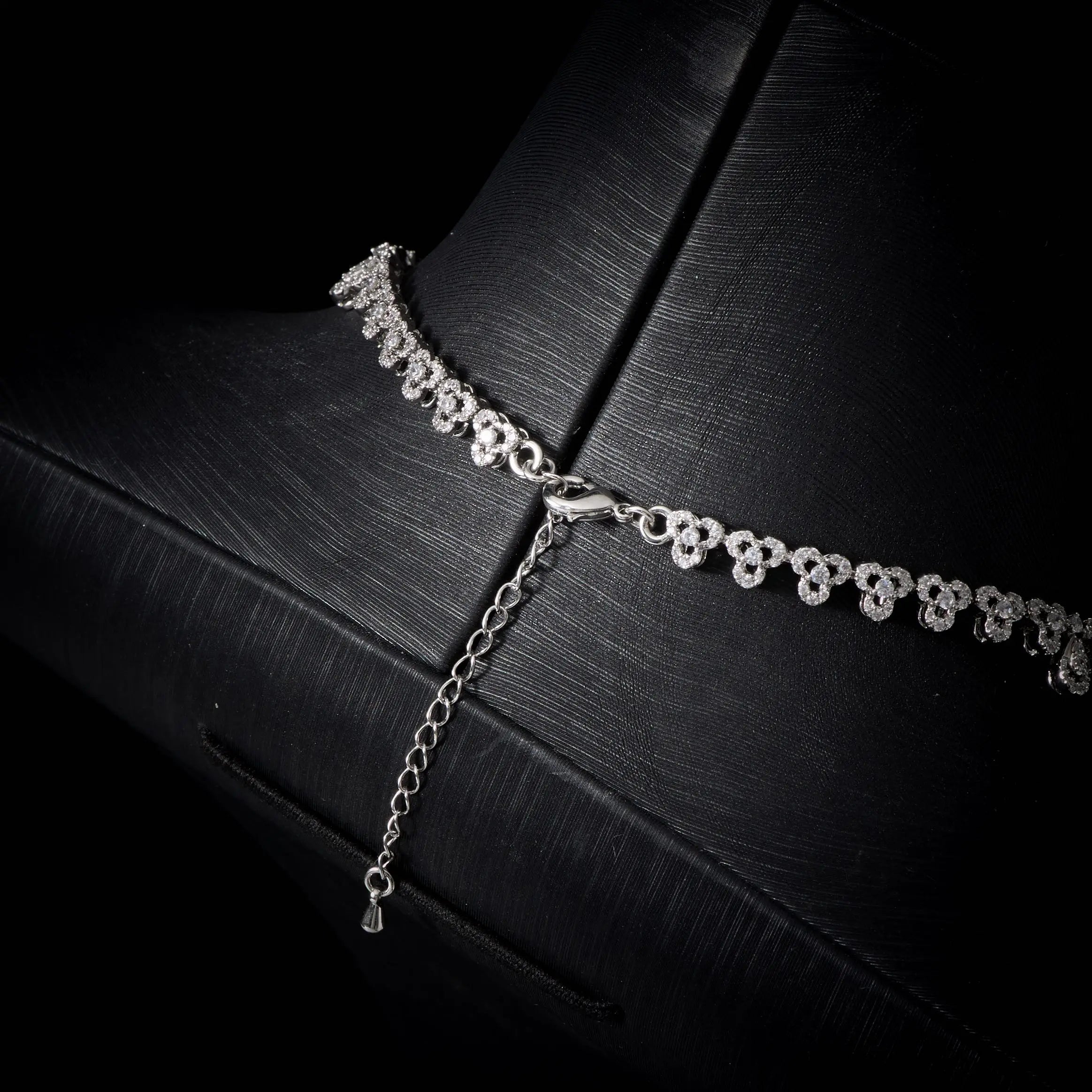INJEWELIFE Cubic Zircon Choker Jewelry Set for Women