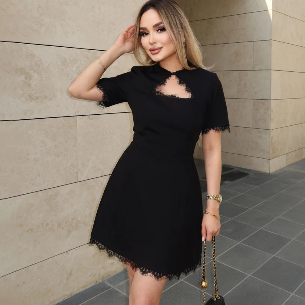 Talenza Lace Patchwork Evening Dress