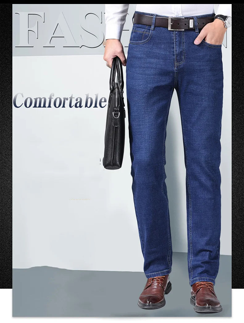 Men's Slim Fit Stretch Straight Jeans