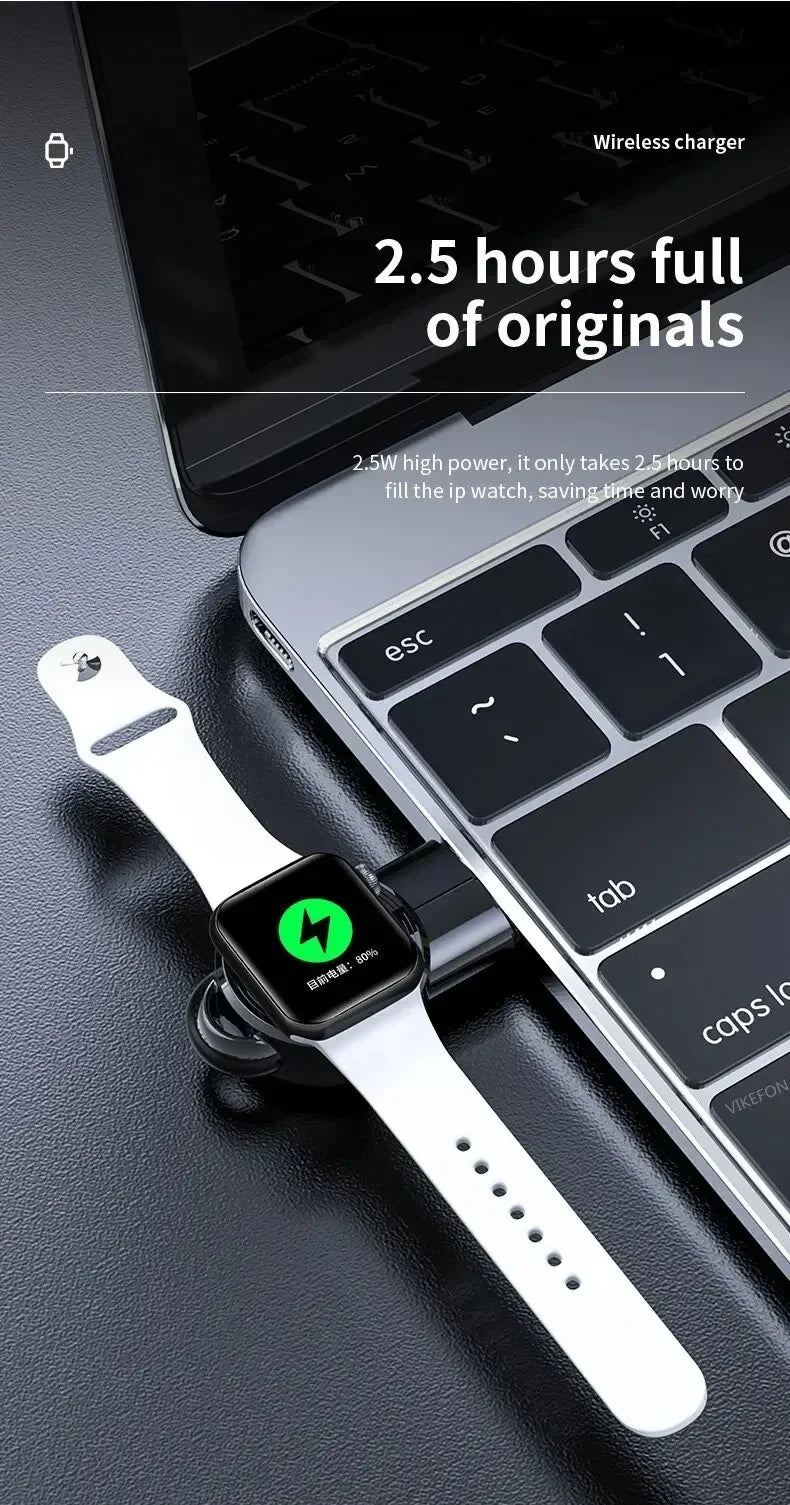 Portable Magnetic Charger for Apple Watch