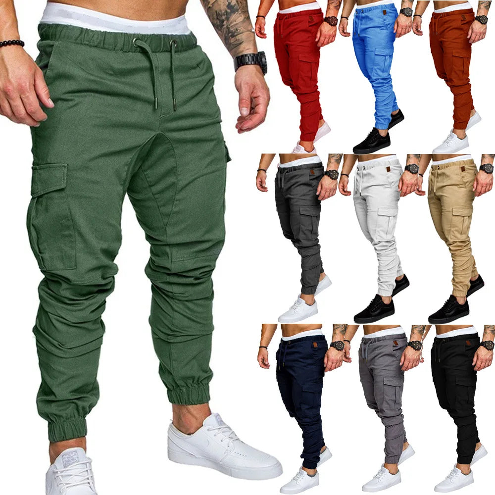 Men's Multi-Pocket Cargo Jogger Pants
