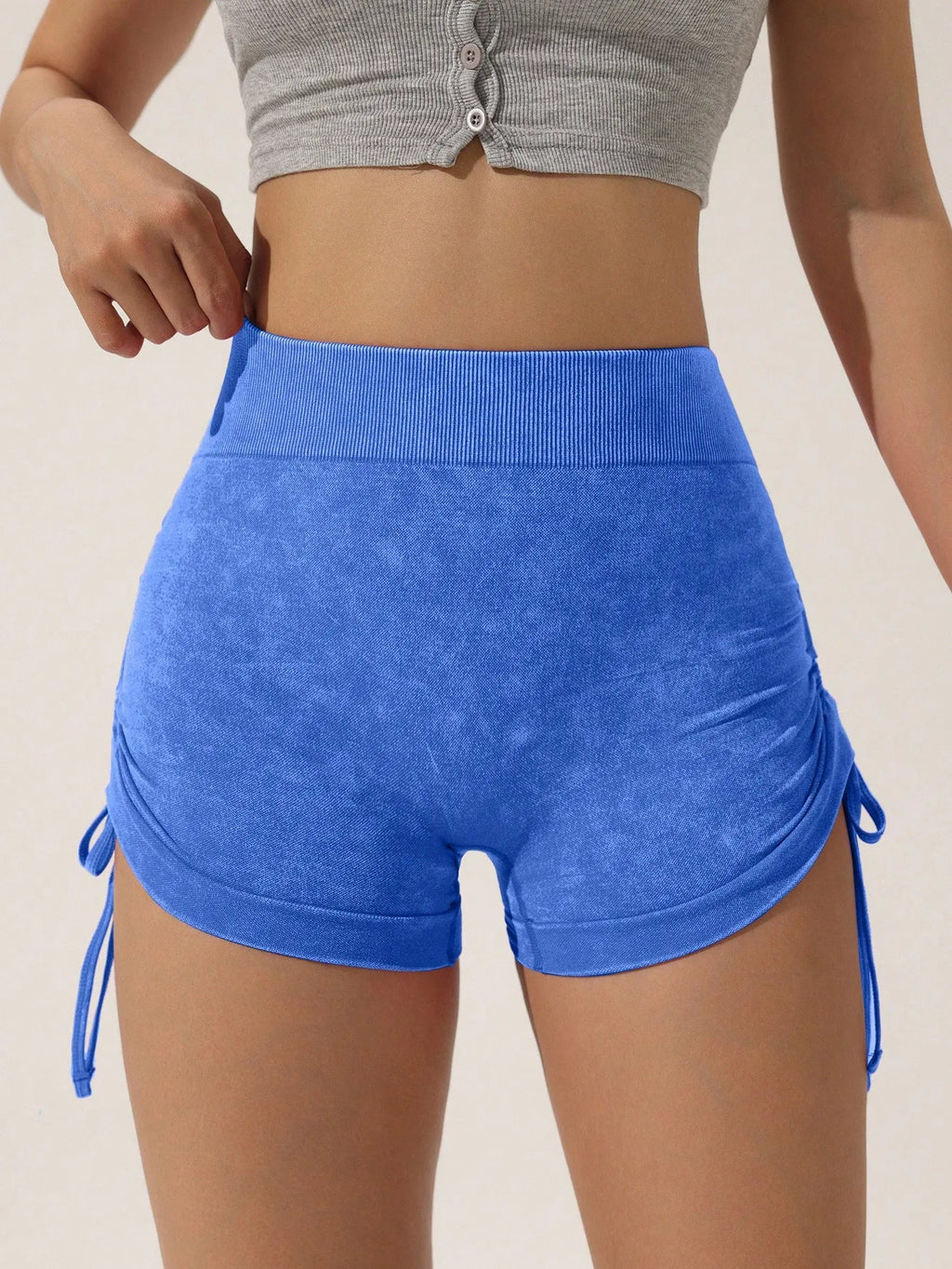 Women's Drawstring Scrunch Butt Sports Shorts