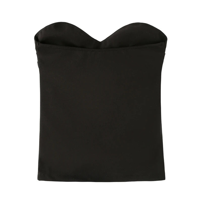 HXAO Women's Strapless Corset Crop Top